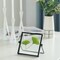 Modern Metal Floating Tabletop Photo Picture Frame with Glass Cover and Easel Stand